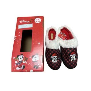 Aldi Exclusive 2025 Disney Womens Mickey Mouse Slippers Size 9/10 Christmas NWT